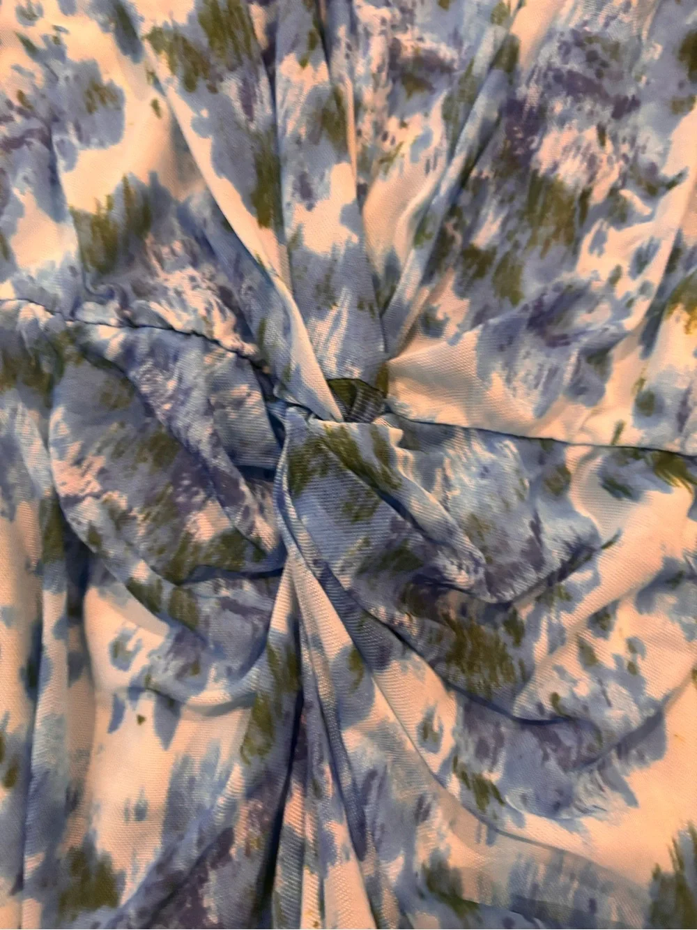 Isaac Mizrahi Live! Floral Twist-Front Sleeveless Midi Dress XL Feminine Summer - Picture 8 of 9